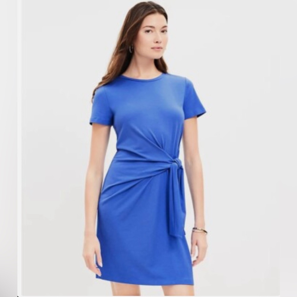 NWT Loft Side Tie T Shirt Dress